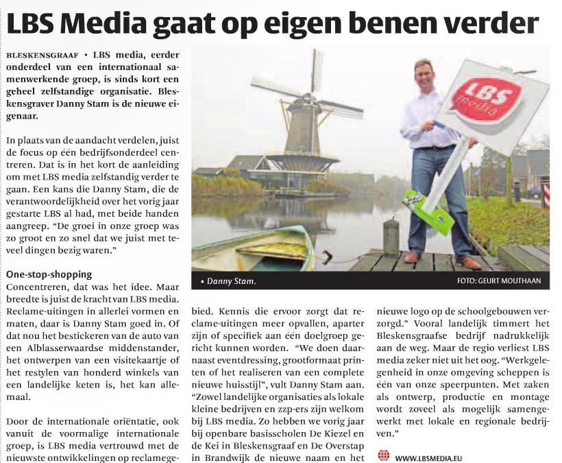 LBS Media gaat van start