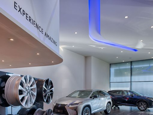 Restyling LEXUS showrooms